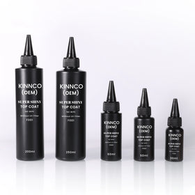 Factory Wholesale F001 Long Lasting No Wipe Top Coat 30ml/50ml/60ml/100ml/200ml/250ml Best Effect Top Gel Nail Polish