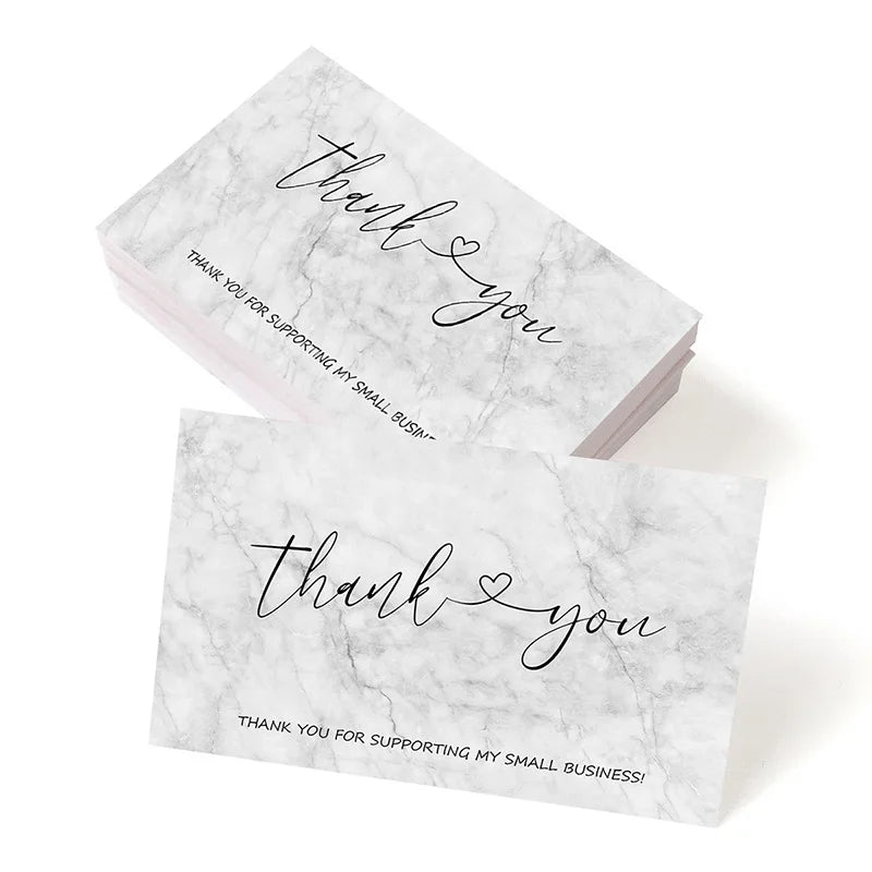 Hot Selling 50pcs Ready Ship Gift Paper Card for Thanksgiving Wedding Business Thanks Children's Day-High Packaging Printing