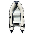 2.7m 3-Person Inflatable PVC Dinghy Boat for Fishing Rafting & Water Sports for Lake Power Tender & Outdoor Surfing/Diving