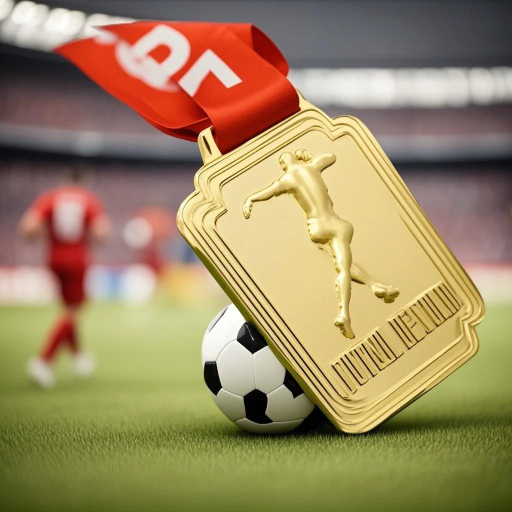 Wholesale Custom Gold Plated Metal Award 3D Sport Medal Soccer Canada Football Medals with Basketball Baseball Rectangle Medals