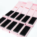 Wholesale Premium Cashmere Lash Extensions Supplies Easy Fanning Lash Trays Private Label Easy Fans Eyelash Extensions