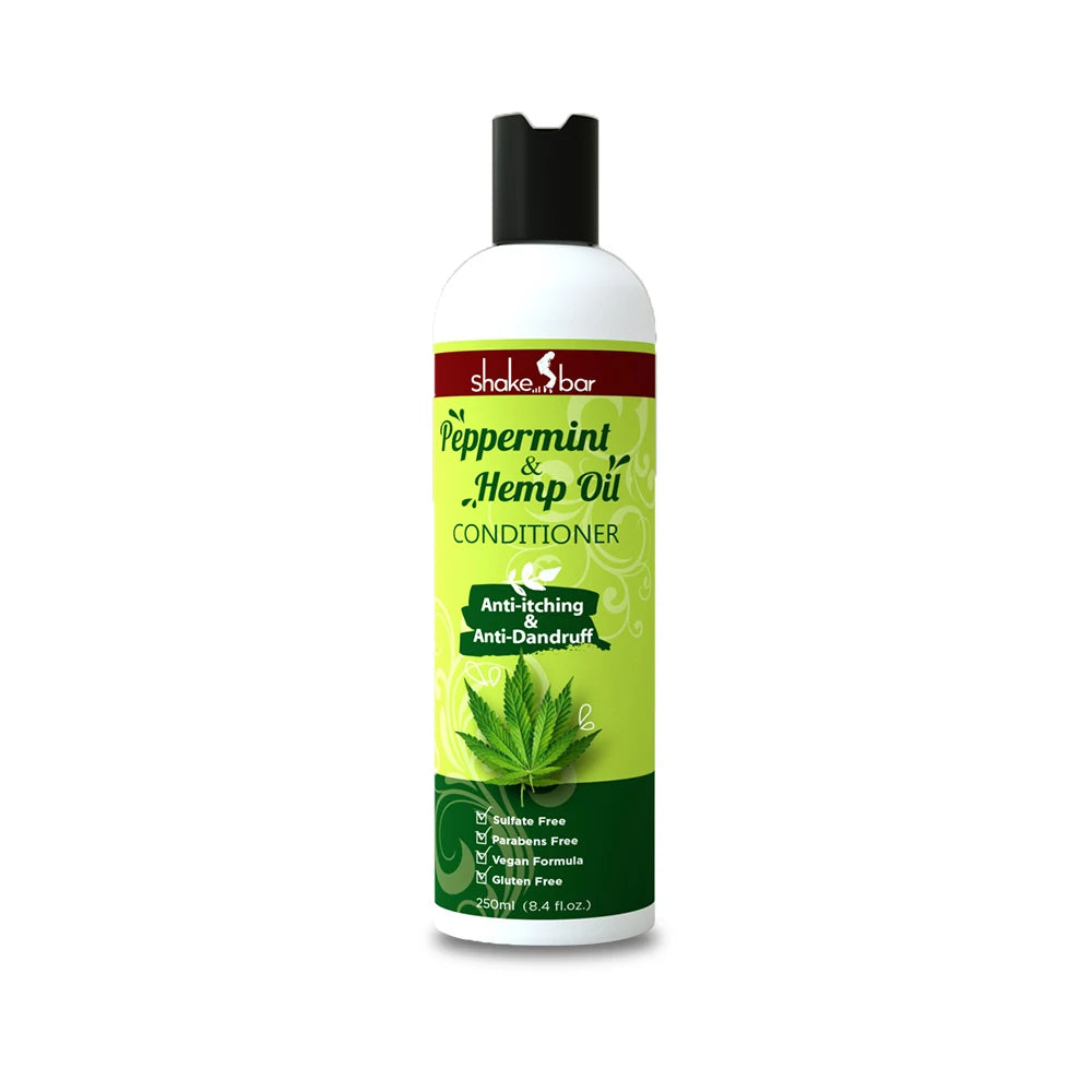 Peppermint & Hemp Oil Shampoo Curly Hair Cream for Wigs Loc and Twist Gel Black Men Curly Styling Cream