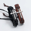 Simple Pull Retro Leather Adjustable Bracelet Popular Fashion Jewelry Personalized Handmade Woven Leather Bracelet