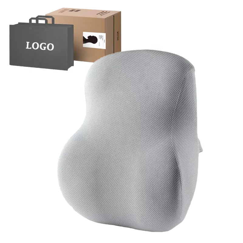Comfort Lumbar Support Back Pillow Office Chair Memory Foam Back Cushion with Adjustable Strap