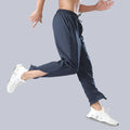 Wholesale Mens Elastic Waist Sports Pants Custom Logo Sweat Pants With Zip Bottom Leg Opening Mens Joggers
