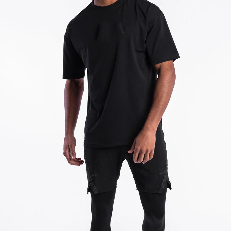 Wholesale Graphic Vintage Wash T-shirt 100% Cotton Custom Printed Crew Neck Oversized Plain Mens T-Shirt