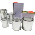 Quart Metal Paint Cans with Lever Lids Empty Tinplate Can Packing for Glue and Coating