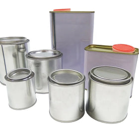 Quart Metal Paint Cans with Lever Lids Empty Tinplate Can Packing for Glue and Coating