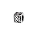 Style 7 S925 Sterling Silver Square Shape Antique Beads Large Hole/big Hole European Style Bracelet Charms Beads