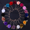 Gold Chain Flower Brooch Lapel Pin Fashion Designer Handmade Men Solid Rose Flower Brooch Lapel Pins for Men Suit Accessories