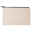 Wholesale Blank Plain Cotton Canvas Cosmetic Bags Customized Travel Cotton Canvas Makeup Bags for Women