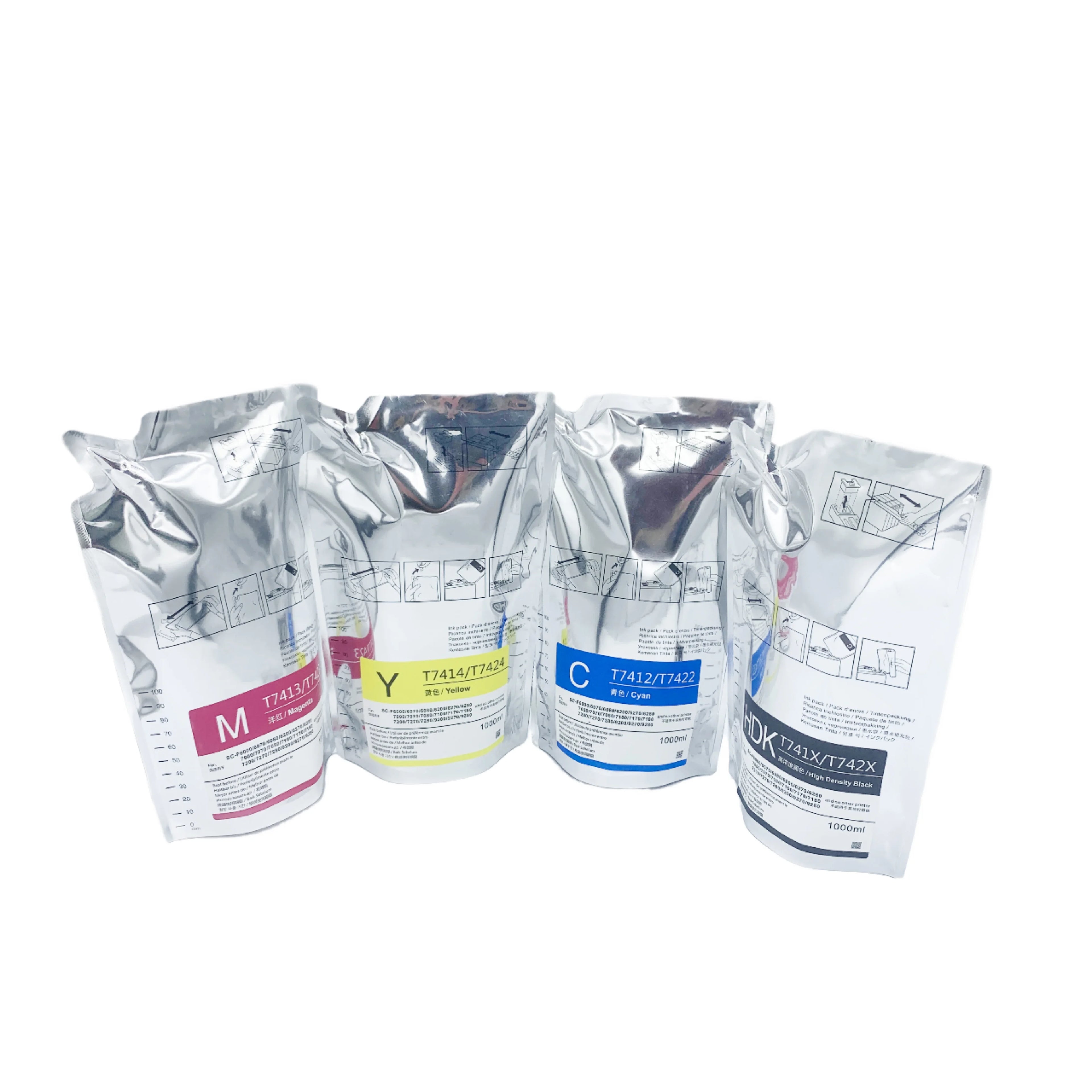 Hot Selling 1000ml Sublimation Ink Bag for Ep F6000 F6070 F Series Sublimation Printer
