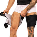 Custom logo Men Plus Size Thigh Shapers Sweat Thigh Trimmers for Women Weight Loss