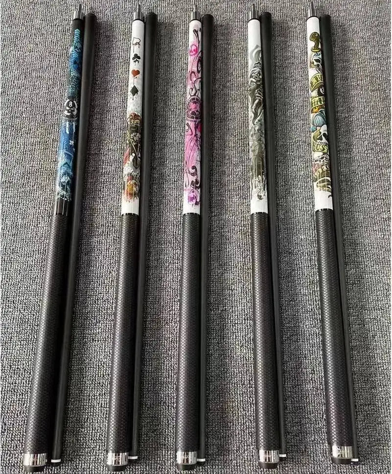 Premium Leadsuper High-tech Handmade  Carbon Fiber Shaft Billiard Pool Cue Stick 12.5mm Tip  58 Inch for Sale