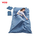 WOQI Travel and Camping Sleeping Bag Liner Comfortable Lightweight Roomy Travelling and Camping Sleeping Bag Prevent Dirty