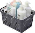 Plastic Portable Shower Caddy Tote Storage Bins with Handle
