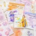 20 Stickers Per Pack Neon Light Painting Dream Series Halo Watercolor Handbook DIY Material Decorative Stickers 6 Models