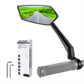 EasyDo Long Arm Bike Rearview Mirror Anti-Shake Anti-Loose Anti-Fall Handlebar Scooter Mountain Bike Mirrors for Road Bicycles
