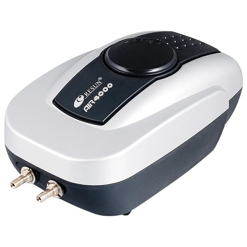 Resun Silent Aquarium Fish Air Pump Oxygen Tank Compressor Aerator Flow Maker Plastic Marine Plant Prump