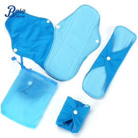 Super Absorbent Micro Fleece Maternity Reusable Menstrual Pads with Customized Printing Breathable & Leak Guard for Women