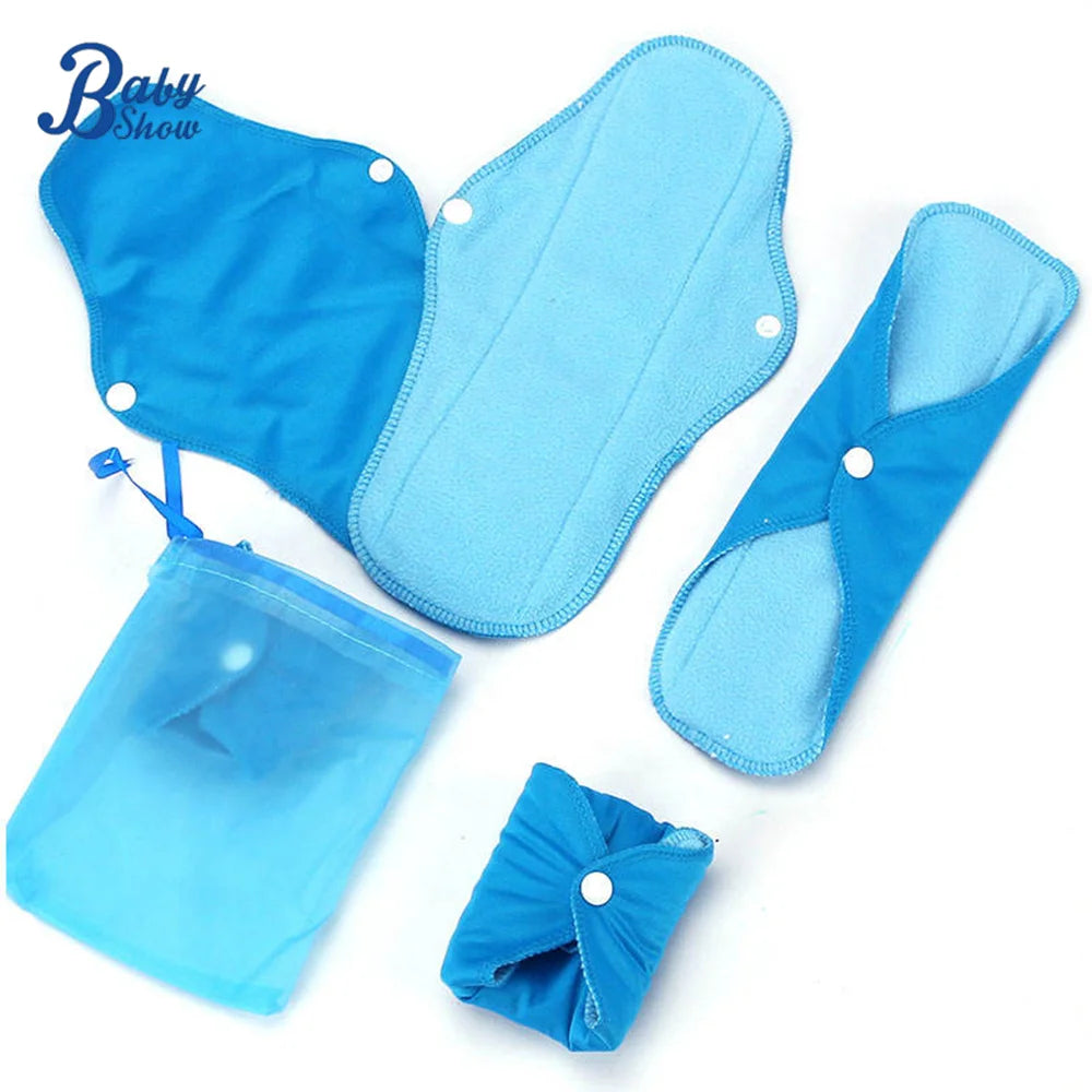 Super Absorbent Micro Fleece Maternity Reusable Menstrual Pads with Customized Printing Breathable & Leak Guard for Women