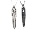 Gothic Moon Owl Necklace