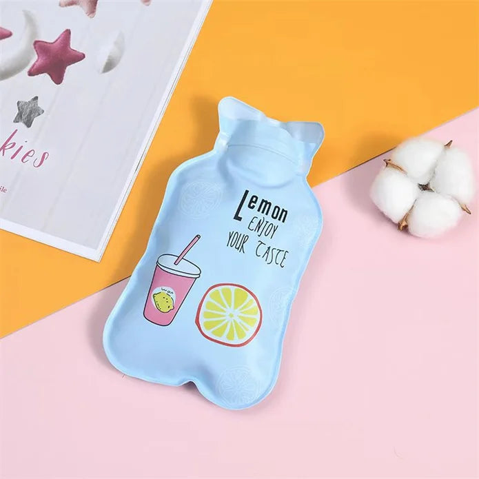 Custom Pattern Durable Office Heat Retaining Cycling Long Warm Hot Water Bag for Warm Stomack