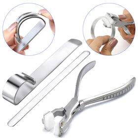 Manual Bangle Bending Tool Stainless Steel Bracelet Pliers Blank Strips Bender Set Bracelet Bending Tool for Jewelry Making