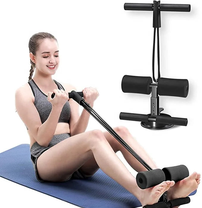 Portable Sit-ups Assistant Device Self-Suction Sit up Bar Abdominal Core Trainer at Home