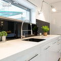 Pure White Modified Acrylic Solid Surface Artificial Stone Marble Slab Modern Kitchen Countertop ISO9001 Certified 5-Year