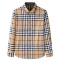 2023 Large Size Long-sleeved Shirt Men's Plus Business Casual Loose Long-sleeved Shirt