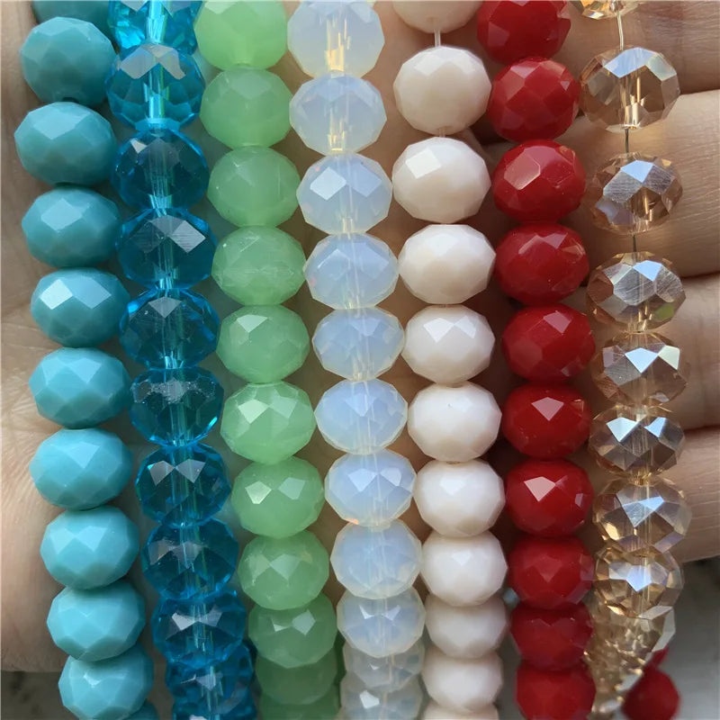 Multicolor Bracelet Necklace Crystal Beads Wholesale for DIY Jewelry Making Loose