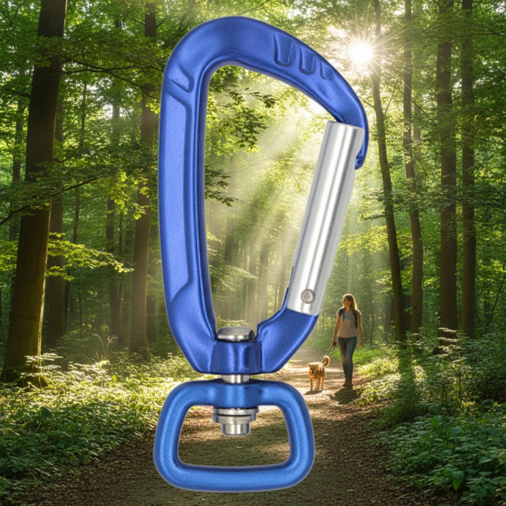 4KN Swivel Carabiner Aviation Aluminum Karabiner Hook for Dog Leash Premium Quality Product