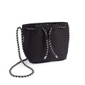 VASTOP Unisex Accepable Custom Sublimation Printed Neoprene Crossbody Messenger Bag Waterproof Black 20pcs Size Fashion Lady