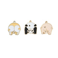 Cute Charms Anime Panda Pig Dog Funny Charms for Jewelry Making Bracelet Pendant Anime Crafts Cartoon Charms