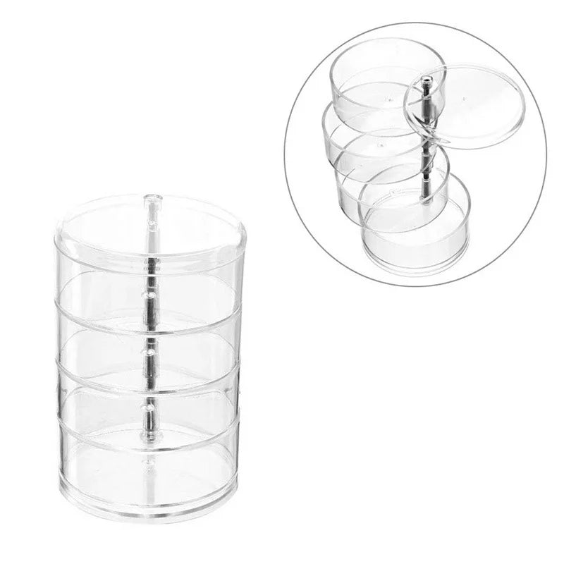 Stackable Storage Hair Accessories Organizer Jewelry Trays Clear Accessories Containers