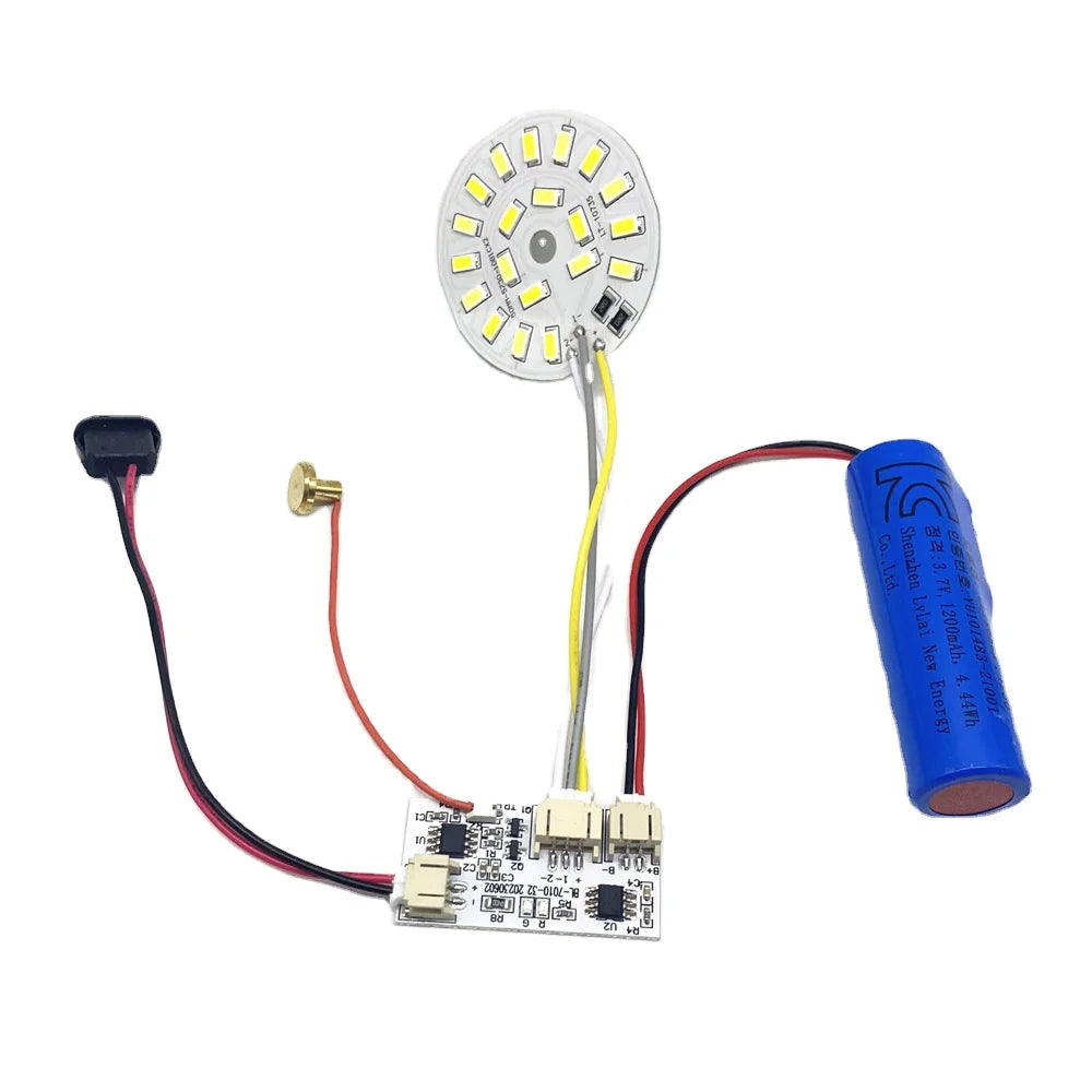 Battery Rechargeable Type-C Input LED Table Lamp Desk Reading Light Touch Switch PCB