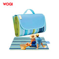 WOQI  Outdoor Portable Rug Blanket Waterproof Sand Proof Throw Beach Foldable Picnic Blanket Mat Fit 4-6 Adults