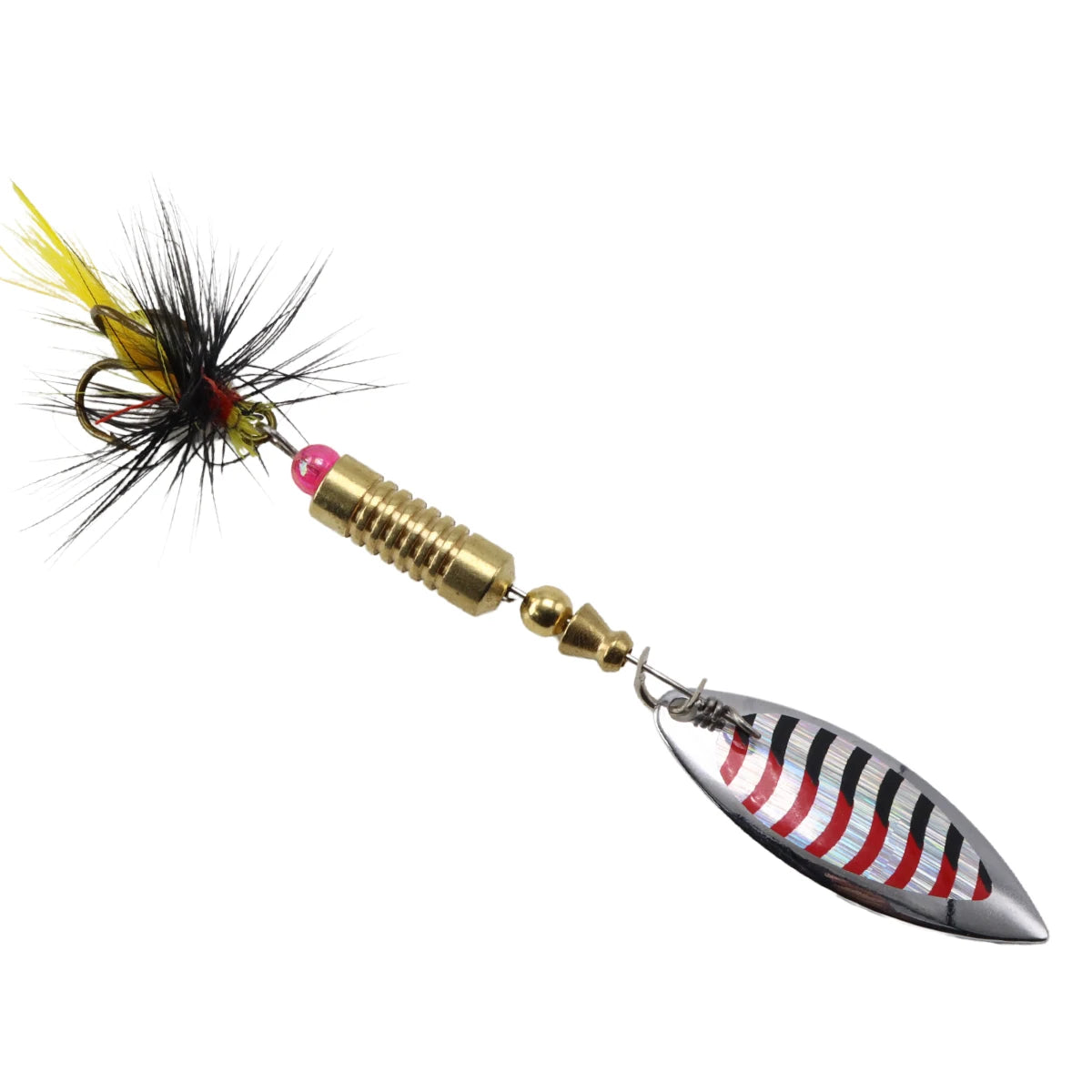High Quality Hard Metal 7.5g 8g Bass Trout Salmon Vib Spinner Baits Fishing Lure Spoons