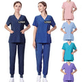 Customize Women Fashionable Polyester Rayon Fabric Jogging Pant Hospital Medical Nursing Scrubs Nurse Uniforms Sets
