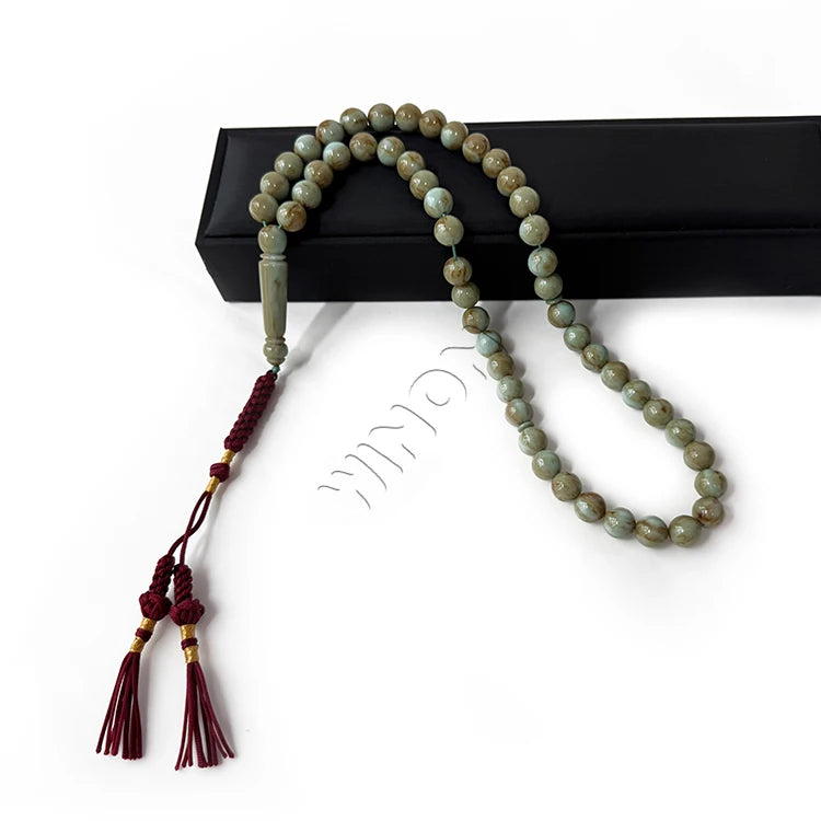 Wholesale Beautiful  Amber  Bakelite Prayer Beads Rosary Muslim Rosary Tasbih Gift for Eid