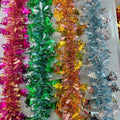 CRAZY HAPPY FC-0099 Valentine's Day Tinsel Garland Decoration Shiny Hanging Metallic Foil Ornaments