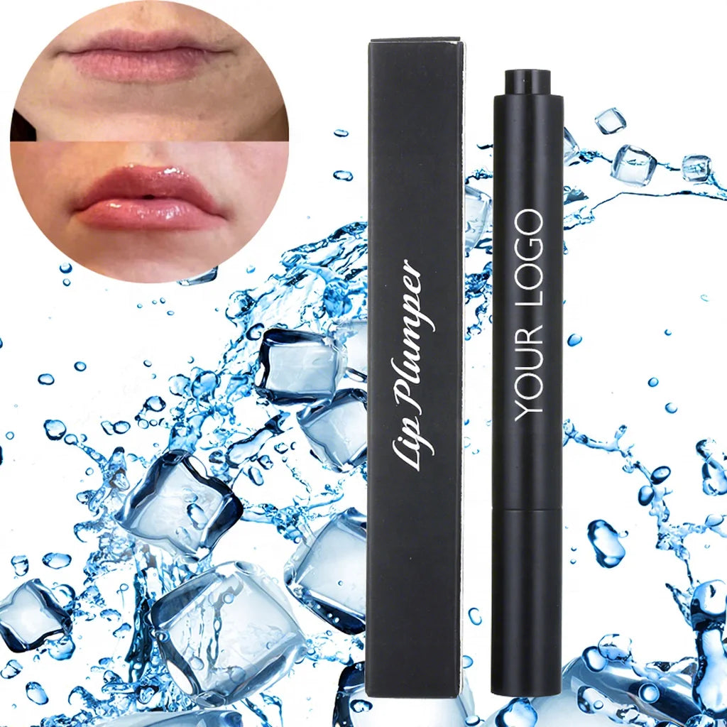 Cruelty Free Lip Volumizing Peppermint Extract Long-term Effect Lip Plumper Gloss Pen Private Label
