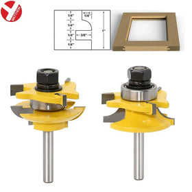 Fillet Tenon Cutter Door and Window Sleeve Milling Router Bit