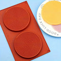 Round Cake Pans Silicone Molds for Layer Cheese Rainbow and Chocolate Cakes