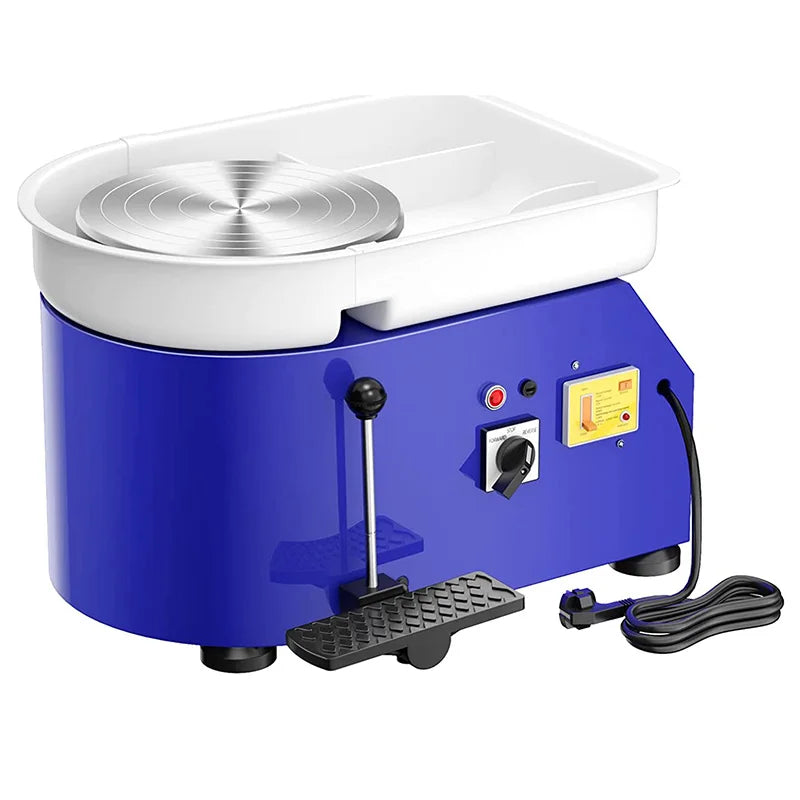 9.8 Inch Electric Pottery Wheel Machine 350W Clay Work Forming Machine DIY Ceramic Making Tool