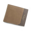 Multi-card Fashion Men's Money Bag Solid Color PU Leather Business Short Wallet Famous Vintage Wallets