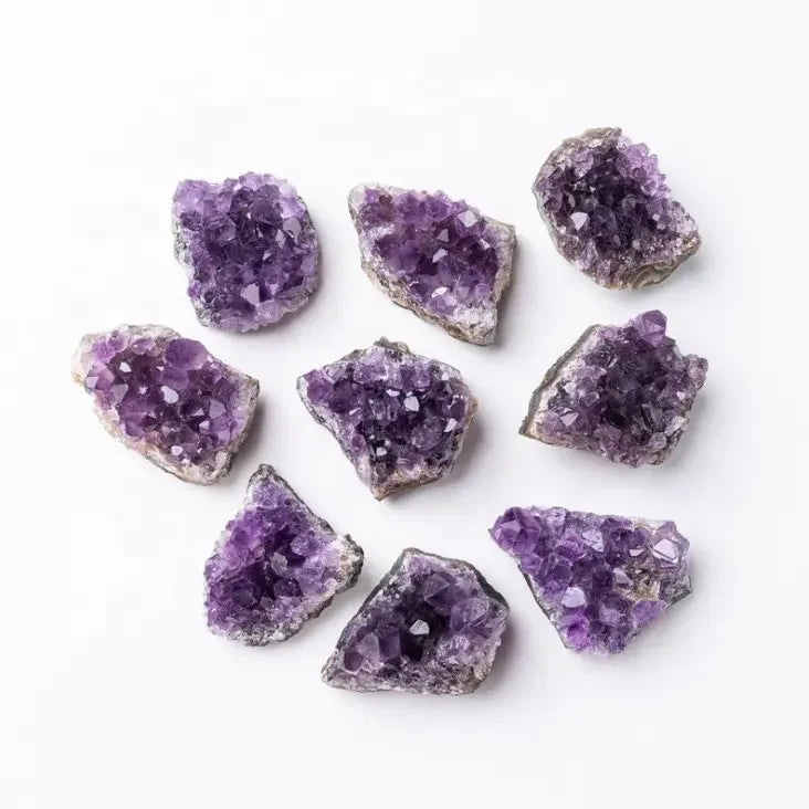 Wholesale Natural Stone Healing Crystals Healing Stones Raw Stones Amethyst Crystal Cluster