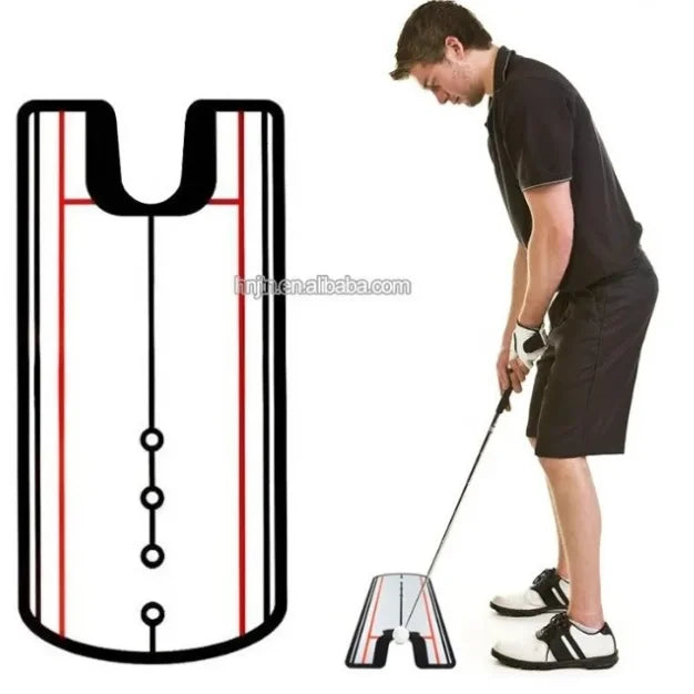 Golf Putter Training Aids Alignment Correction Training Aid Golf Practice Putting Mirror Golf Precision Distance Putting Reflect