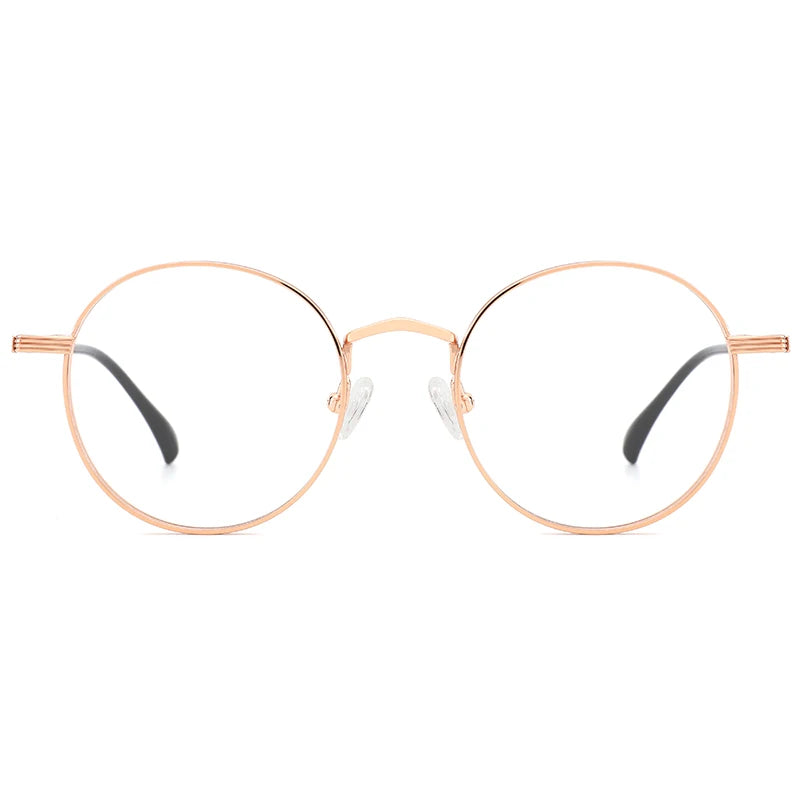 High End Hand Made Round Ful Frame Titanium Optical Glasses Frames CE Certified Blue Light Blocking Glasses MegaBDM